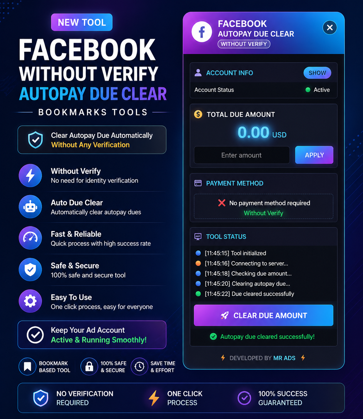 Facebook Without Verify Autopay Due Clear Bookmarks Tools