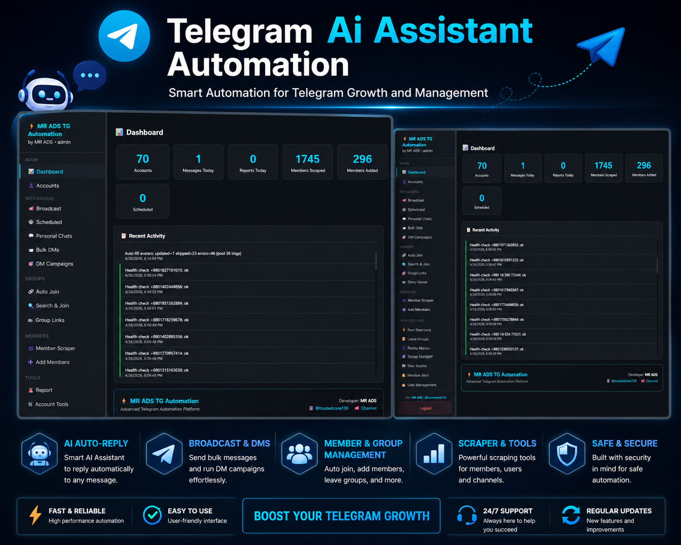 🚀 Telegram AI Assistant Automation